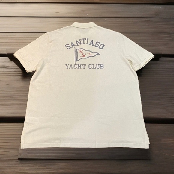 Polo Ralph Lauren Nautical Santiago Yacht Club Mesh Polo Shirt - Picture 2 of 8